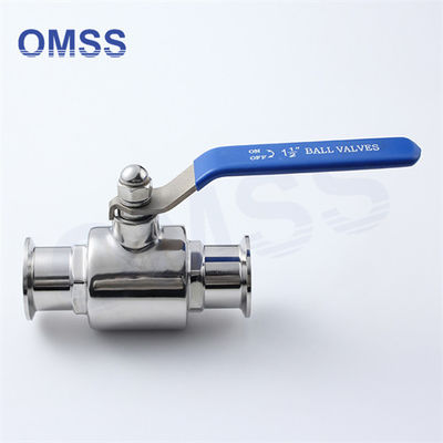1/2&quot;-12&quot; Bal Sanitair Valve Clamped roestvrij staal Bal Npt Valve Voor Drank