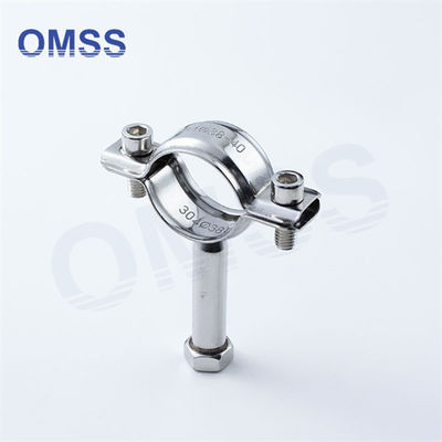 Tri Clover Sanitaire installaties SS304 Roestvrijstalen buisondersteuning Sanitaire pijpclip hanger