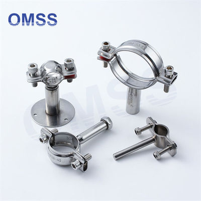 1 2 Sanitaire installaties Voedselkwaliteit Roestvrij staal buis steun Sanitaire slang Clip Clamp hanger