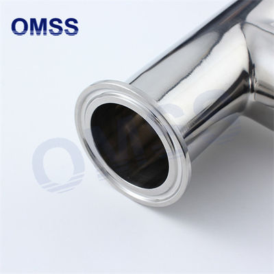 7MP roestvrijstalen sanitaire buisbevestigingen Tri Clamp Equal Tee
