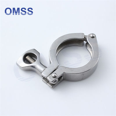 3A SS304 1,5&quot; Sanitaire roestvrijstalen buisbevestigingen Zware single pin klem