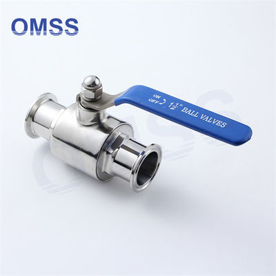 1/2&quot;-12&quot; Bal Sanitair Valve Clamped roestvrij staal Bal Npt Valve Voor Drank