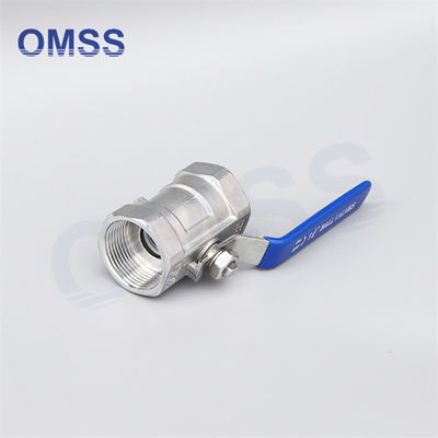 Tri Clamp Ball Valve 3A 1&quot; Sanitair 3PC Niet- vasthoudend handmatig gemotoriseerd met hoog platform