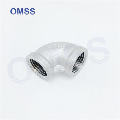 Vrouwelijke schroefbuizen 304 1 1/2 &quot;roestvrij staal BSP NPT 90 graden Elbow