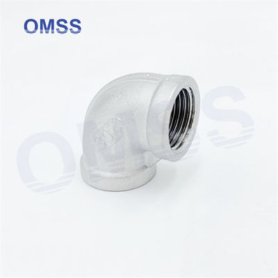 Vrouwelijke schroefbuizen 304 1 1/2 &quot;roestvrij staal BSP NPT 90 graden Elbow