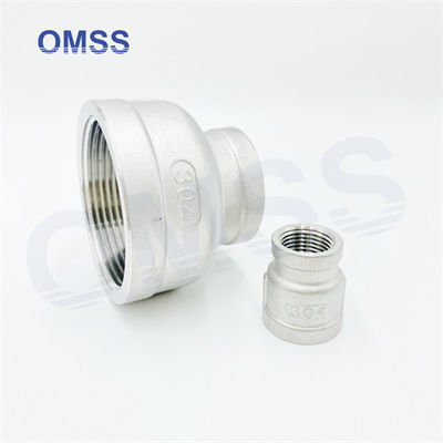 NPT BSP Schroefdraad Fittings 304 roestvrij staal Vrouwelijke 4&quot;x1&quot; Reductie Socket