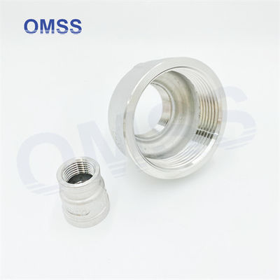 NPT BSP Schroefdraad Fittings 304 roestvrij staal Vrouwelijke 4&quot;x1&quot; Reductie Socket