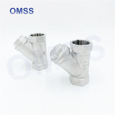 1 &quot; Y-type Tee-pijp Fitting Intern draadfilter van roestvrij staal geschroefd
