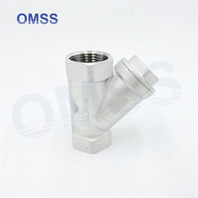 1 &quot; Y-type Tee-pijp Fitting Intern draadfilter van roestvrij staal geschroefd