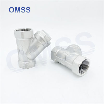 1 &quot; Y-type Tee-pijp Fitting Intern draadfilter van roestvrij staal geschroefd