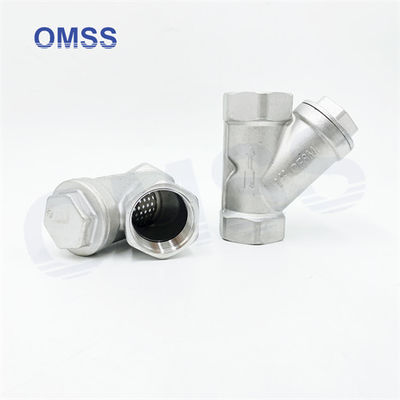 1 &quot; Y-type Tee-pijp Fitting Intern draadfilter van roestvrij staal geschroefd